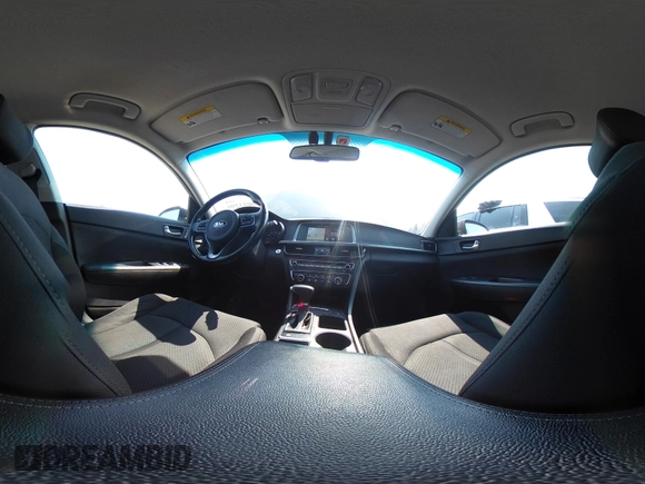 2016 Kia Optima LX Turbo with VIN 5XXGT4L10GG004351, listed as a IAAI auction lot 40053290 with 85,480 mi miles. Bid and sale history available at carsss.com. Image 18.