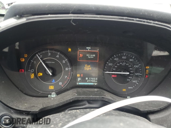 2023 Subaru Impreza with VIN 4S3GKAB65P3605429, listed as a Copart auction lot 63278595 with 27,766 mi miles and Salvage title. Bid and sale history available at DreamBid. Image 9.