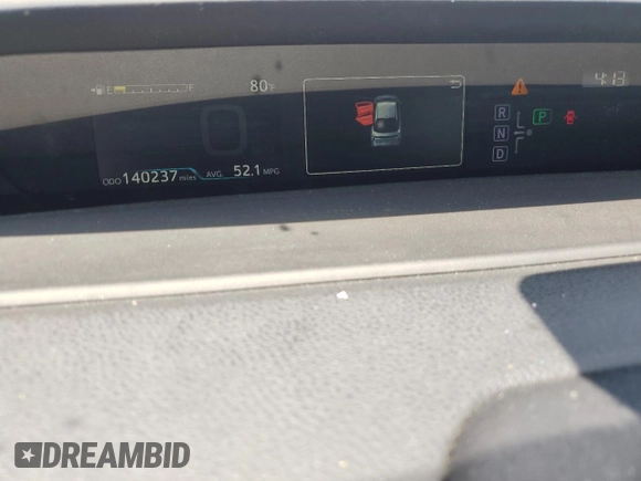2017 Toyota Prius Two с VIN JTDKBRFU6H3037209, выставлен на аукционе Copart как лот 60662765 с пробегом 140 237 миль миль и Списание • Salvage title. История ставок и продаж доступна на DreamBid. Изображение 9.