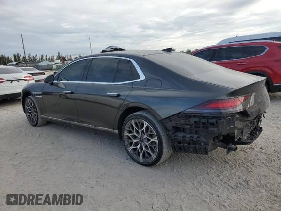 2023 Genesis G90 e-SC z VIN KMTFC4SD8PU029226, wystawiony jako Copart lot #88391865 z przebiegiem 16 762 mil mil oraz Szkoda całkowita • Salvage title. Historia ofert i sprzedaży dostępna na DreamBid. Obrazek 2.