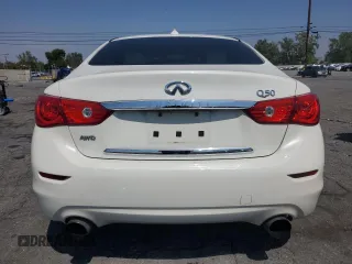 2016 Infiniti Q50 with VIN JN1EV7AR1GM344990, listed as a Copart auction lot 54622525 with 71,930 mi miles and Salvage Title. Bid and sale history available at DreamBid. Image 6.