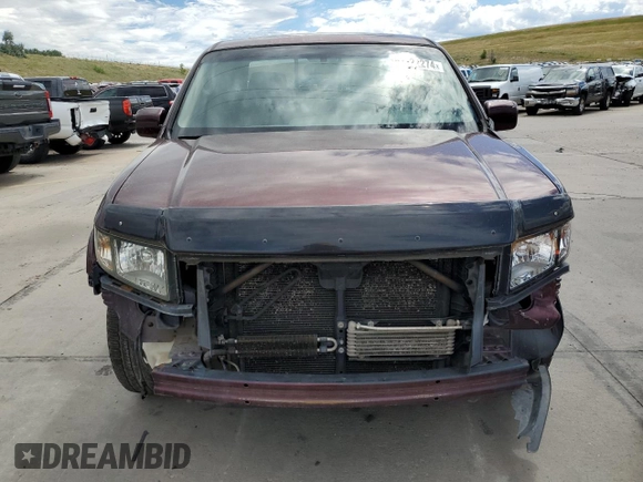 2007 Honda Ridgeline RTL w/Leather with VIN 2HJYK16587H534502, listed as a Copart auction lot 61122274 with 316,248 mi miles and Salvage Title. Bid and sale history available at carsss.com. Image 5.