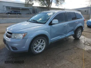 2013 Dodge Journey Crew with VIN 3C4PDCDG3DT558123, listed as a Copart auction lot 72418874 with 170,709 mi miles and Salvage title. Bid and sale history available at DreamBid. Image 1.