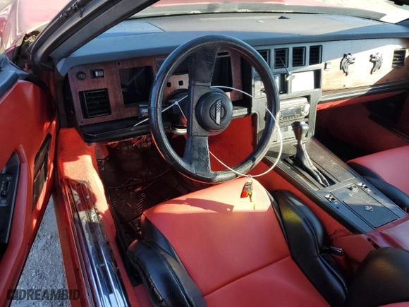 1989 Chevrolet Corvette with VIN 1G1YY3189K5121853, listed as a Copart auction lot 88135295 with 0 mi miles and Salvage Title. Bid and sale history available at carsss.com. Image 8.