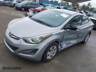 2016 Hyundai Elantra SE with VIN 5NPDH4AE7GH698213, listed as a IAAI auction lot 41775902 with 153,375 mi miles. Bid and sale history available at carsss.com. Image 17.