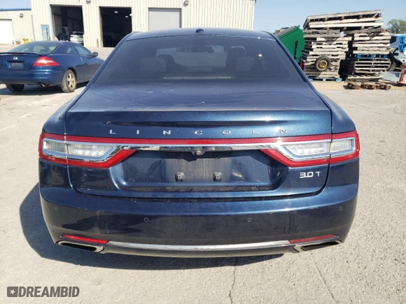 2017 Lincoln Continental Reserve with VIN 1LN6L9NC1H5605826, listed as a Copart auction lot 73487994 with 158,793 mi miles and Clean Title. Bid and sale history available at carsss.com. Image 6.