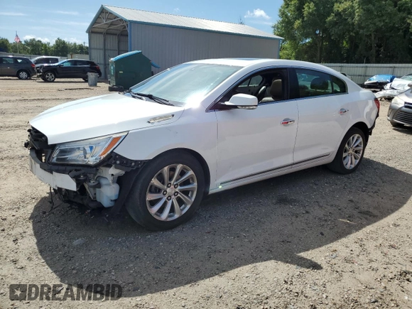 2016 Buick LaCrosse Leather with VIN 1G4GB5G3XGF126780, listed as a Copart auction lot 63676714 with Not Provided miles and Salvage Title. Bid and sale history available at DreamBid. Image 1.