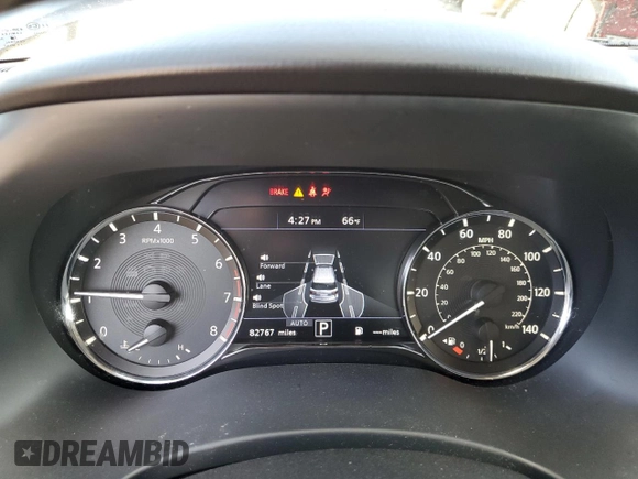 2020 Infiniti QX80 LUXE with VIN JN8AZ2NE1L9252399, listed as a Copart auction lot 73804864 with 82,767 mi miles and Salvage Title. Bid and sale history available at carsss.com. Image 9.