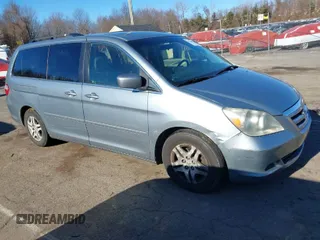 2007 Honda Odyssey EX-L z VIN 5FNRL38707B025185, wystawiony jako IAAI lot #41224409 z przebiegiem 136 158 mil mil oraz . Historia ofert i sprzedaży dostępna na DreamBid. Obrazek 1.
