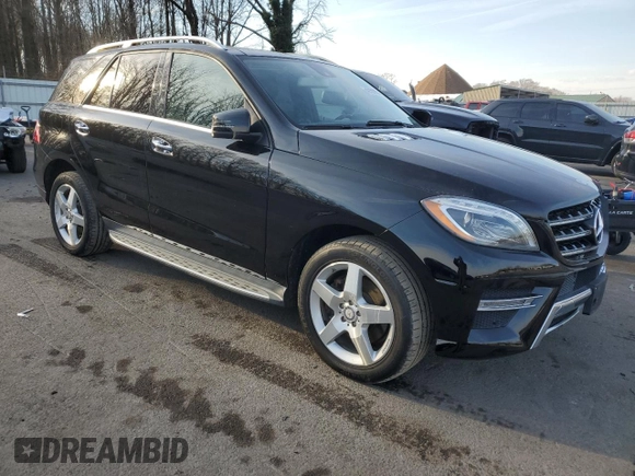 2015 Mercedes-Benz M 400 with VIN 4JGDA5GB5FA499282, listed as a Copart auction lot 42181905 with 102,426 mi miles and Salvage Title. Bid and sale history available at DreamBid. Image 4.