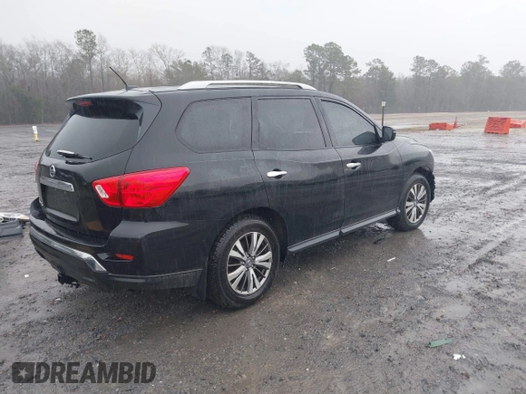 2018 Nissan Pathfinder SV with VIN 5N1DR2MN7JC652781, listed as a IAAI auction lot 41743833 with 68,469 mi miles. Bid and sale history available at carsss.com. Image 4.