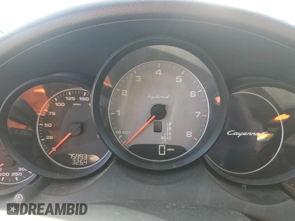 2011 Porsche Cayenne S Hybrid with VIN WP1AE2A22BLA91600, listed as a Copart auction lot 42423435 with 75,993 mi miles and Salvage Title. Bid and sale history available at carsss.com. Image 9.