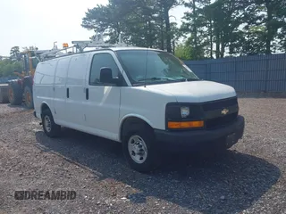 2015 Chevrolet Express Cargo with VIN 1GCWGFCF4F1160359, listed as a IAAI auction lot 42358875 with 154,069 mi miles and . Bid and sale history available at DreamBid. Image 1.