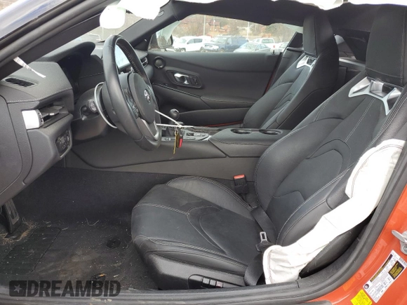 2024 Toyota Supra 3.0 с VIN WZ1DB0G07RW066056, выставлен на аукционе Copart как лот 83676044 с пробегом 3 621 миль миль и Списание • Salvage title. История ставок и продаж доступна на DreamBid. Изображение 7.