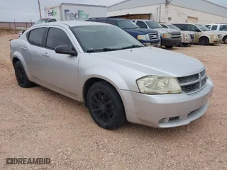 2010 Dodge Avenger SXT with VIN 1B3CC4FB9AN117487, listed as a IAAI auction lot 41982625 with 200,103 mi miles. Bid and sale history available at carsss.com. Image 1.