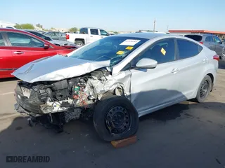 2012 Hyundai Elantra GLS with VIN KMHDH4AE6CU460641, listed as a IAAI auction lot 41926289 with 1 mi miles. Bid and sale history available at carsss.com. Image 2.