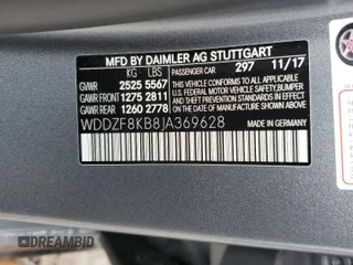 2018 Mercedes-Benz E-Class AMG E 63 S with VIN WDDZF8KB8JA369628, listed as a Copart auction lot 70928084 with 76,874 mi miles and Non Repairable. Bid and sale history available at carsss.com. Image 13.