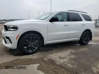 2024 Dodge Durango SXT z VIN 1C4RDJAG7RC144265, wystawiony jako Copart lot #57997445 z przebiegiem 23 735 mil mil oraz Czysty tytuł • Clean title. Historia ofert i sprzedaży dostępna na DreamBid. Obrazek 1.