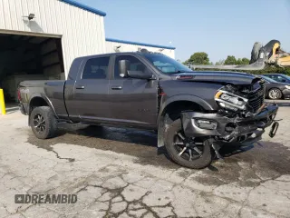 2020 Ram 2500 Laramie with VIN 3C6UR5NL3LG274856, listed as a Copart auction lot 70245564 with 98,955 mi miles and Salvage Title. Bid and sale history available at carsss.com. Image 4.