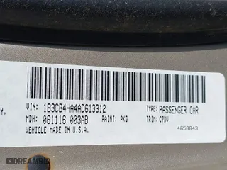 2010 Dodge Caliber SXT with VIN 1B3CB4HA4AD613312, listed as a IAAI auction lot 41746603 with 180,606 mi miles. Bid and sale history available at carsss.com. Image 9.