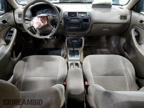 1998 Honda Civic EX with VIN 2HGEJ8642WH539768, listed as a Copart auction lot 87055024 with 126,726 mi miles and Salvage Title. Bid and sale history available at carsss.com. Image 8.