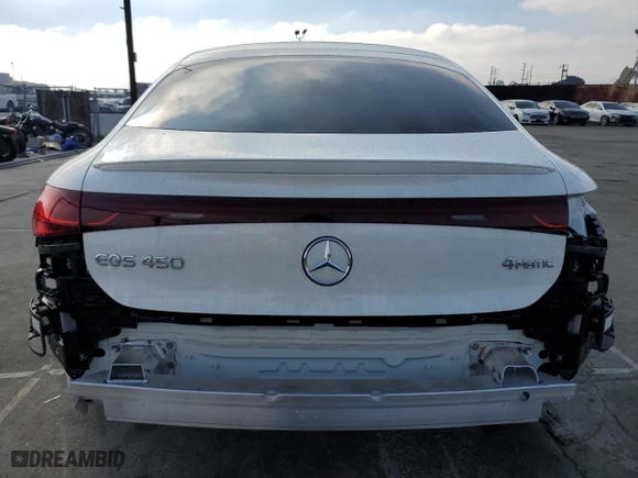 2023 Mercedes-Benz EQS with VIN W1KCG2EB7PA040553, listed as a Copart auction lot 41120814 with NaN miles. Bid and sale history available at carsss.com. Image 6.