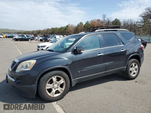 2009 GMC Acadia SLT2 z VIN 1GKER33D19J185490, wystawiony jako Copart lot #55452485 z przebiegiem 165 001 mil mil oraz Nie do naprawy • Non repairable. Historia ofert i sprzedaży dostępna na DreamBid. Obrazek 1.