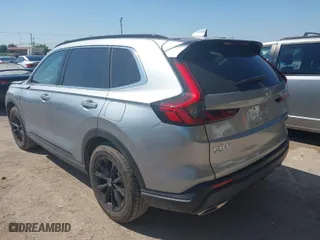 2025 Honda CR-V Hybrid Sport-L with VIN 2HKRS6H80SH802066, listed as a IAAI auction lot 42043281 with 404 mi miles. Bid and sale history available at carsss.com. Image 3.