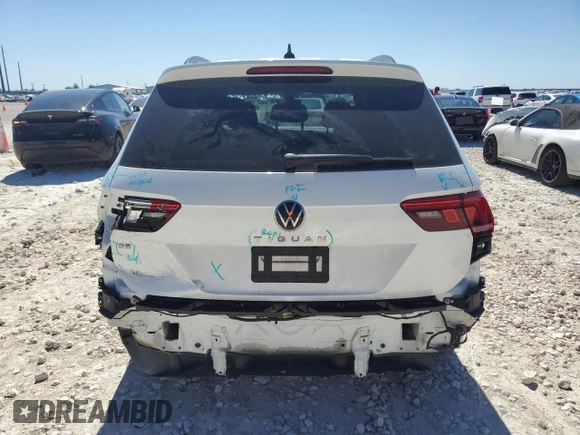2023 Volkswagen Tiguan SE R-Line Black с VIN 3VVCB7AX0PM052720, выставлен на аукционе Copart как лот 53115905 с пробегом 27 501 миль миль и Списание • Salvage title. История ставок и продаж доступна на DreamBid. Изображение 6.