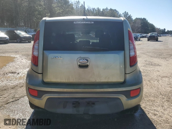 2012 Kia Soul + with VIN KNDJT2A62C7380156, listed as a Copart auction lot 48112215 with 214,993 mi miles and Salvage Title. Bid and sale history available at DreamBid. Image 6.