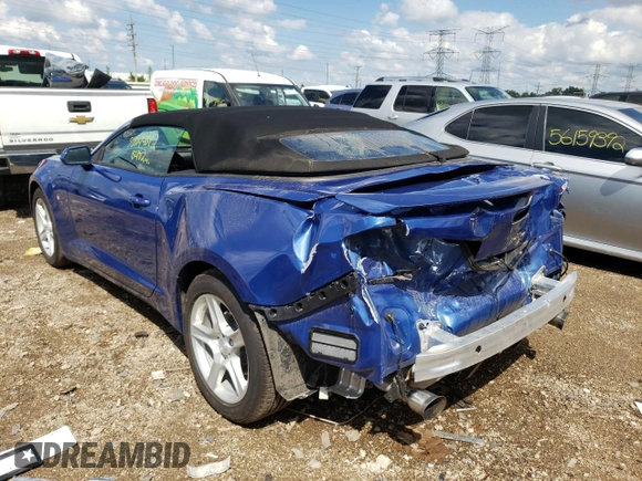 2022 Chevrolet Camaro 1LT with VIN 1G1FB3DX4N0109445, listed as a Copart auction lot 56644812 with 8,482 mi miles. Bid and sale history available at carsss.com. Image 3.