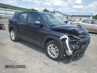 2021 Chevrolet TrailBlazer LS with VIN KL79MNSL6MB109845, listed as a Copart auction lot 61617344 with 58,750 mi miles and Salvage Title. Bid and sale history available at DreamBid. Image 4.