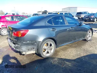 2009 Lexus IS 250 with VIN JTHBK262695105888, listed as a IAAI auction lot 41392279 with 193,151 mi miles and . Bid and sale history available at DreamBid. Image 4.