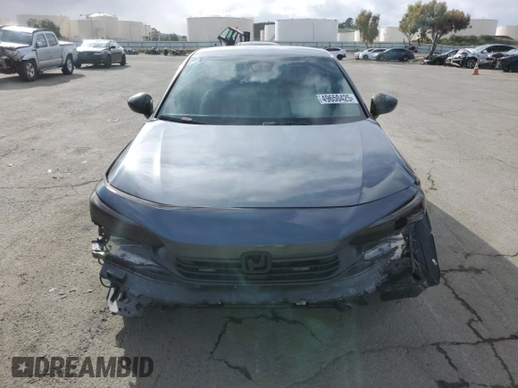 2022 Honda Civic Sedan Sport with VIN 2HGFE2F51NH583029, listed as a Copart auction lot 49650425 with 64,402 mi miles and Salvage Title. Bid and sale history available at carsss.com. Image 5.