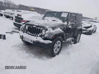 2014 Jeep Wrangler Sahara with VIN 1C4AJWBG3EL190302, listed as a IAAI auction lot 41299284 with 112,476 mi miles and . Bid and sale history available at DreamBid. Image 2.