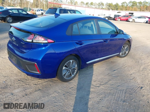 2021 Hyundai Ioniq SE with VIN KMHC65LD8MU252578, listed as a IAAI auction lot 40965612 with 25,384 mi miles and . Bid and sale history available at DreamBid. Image 4.