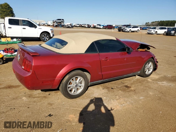 2006 Ford Mustang Standard with VIN 1ZVFT84N665166196, listed as a Copart auction lot 88298585 with 145,248 mi miles and Salvage Title. Bid and sale history available at carsss.com. Image 3.