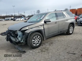 2019 Chevrolet Traverse LT z VIN 1GNERHKW6KJ119624, wystawiony jako Copart lot #87295864 z przebiegiem 94 528 mil mil oraz Szkoda całkowita • Salvage title. Historia ofert i sprzedaży dostępna na DreamBid. Obrazek 1.