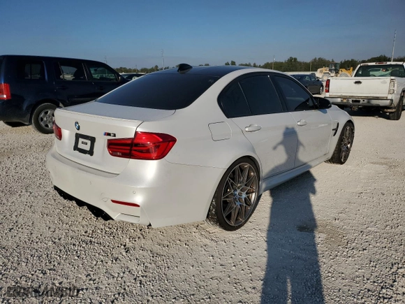 2016 BMW M3 with VIN WBS8M9C58G5E68201, listed as a Copart auction lot 41220633 with 0 mi miles. Bid and sale history available at carsss.com. Image 3.