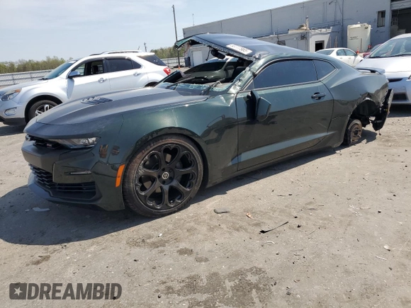 2020 Chevrolet Camaro 2SS z VIN 1G1FH1R70L0117597, wystawiony jako Copart lot #53777965 z przebiegiem 79 711 mil mil oraz Szkoda całkowita • Salvage title. Historia ofert i sprzedaży dostępna na DreamBid. Obrazek 1.
