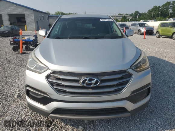 2017 Hyundai Santa Fe 2.4L z VIN 5XYZTDLB5HG403447, wystawiony jako Copart lot #59773385 z przebiegiem 87 754 mil mil oraz Czysty tytuł • Clean title. Historia ofert i sprzedaży dostępna na DreamBid. Obrazek 5.