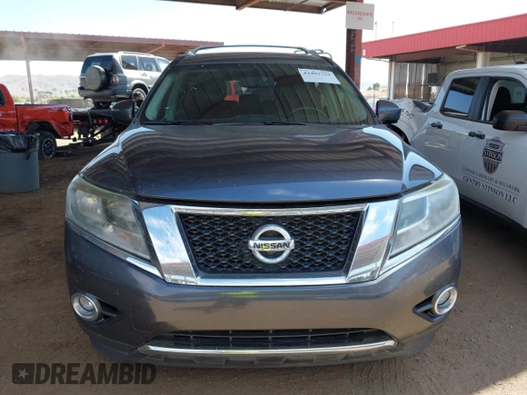 2014 Nissan Pathfinder S with VIN 5N1AR2MM1EC615158, listed as a IAAI auction lot 42403729 with 126,680 mi miles and . Bid and sale history available at DreamBid. Image 12.