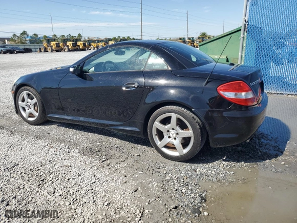 2005 Mercedes-Benz SLK-Class with VIN WDBWK56F55F038873, listed as a Copart auction lot 46982825 with 169,826 mi miles and Salvage Title. Bid and sale history available at carsss.com. Image 2.