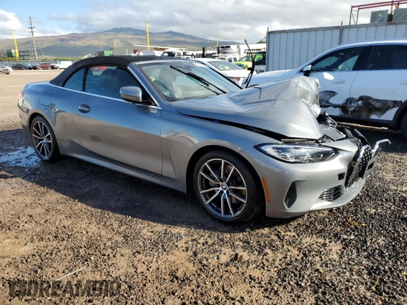 2024 BMW 4 Series 430i z VIN WBA23AT07RCR83768, wystawiony jako Copart lot #81619294 z przebiegiem Nie podano mil oraz Czysty tytuł • Clean title. Historia ofert i sprzedaży dostępna na DreamBid. Obrazek 4.