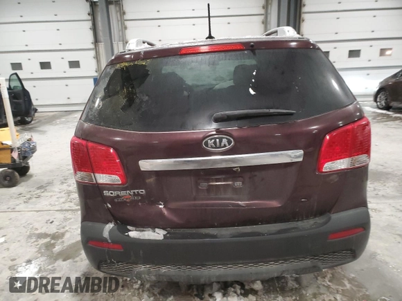 2011 Kia Sorento LX with VIN 5XYKTDA21BG068795, listed as a Copart auction lot 45961375 with 0 mi miles and Clean Title. Bid and sale history available at carsss.com. Image 6.