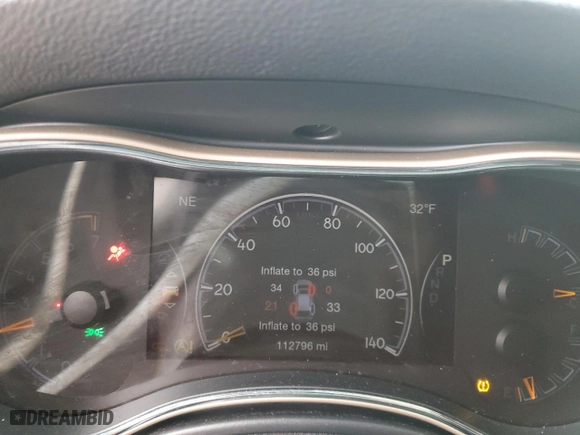 2017 Jeep Grand Cherokee Limited with VIN 1C4RJFBG9HC864072, listed as a Copart auction lot 43852345 with 112,796 mi miles and Salvage Title. Bid and sale history available at carsss.com. Image 9.