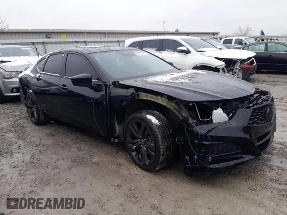 2021 Acura TLX w/A-Spec Package with VIN 19UUB6F50MA011146, listed as a Copart auction lot 86016844 with 26,819 mi miles and Salvage Title. Bid and sale history available at carsss.com. Image 4.