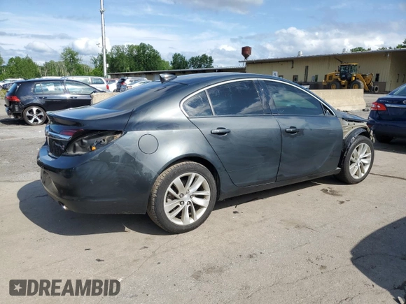 2016 Buick Regal Premium II with VIN 2G4GT5GX1G9192238, listed as a Copart auction lot 59184885 with 71,275 mi miles and Salvage title. Bid and sale history available at DreamBid. Image 3.