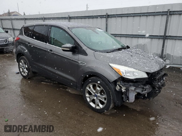 2013 Ford Escape SEL with VIN 1FMCU0H94DUA02476, listed as a Copart auction lot 48042265 with 118,732 mi miles and Salvage Title. Bid and sale history available at carsss.com. Image 4.