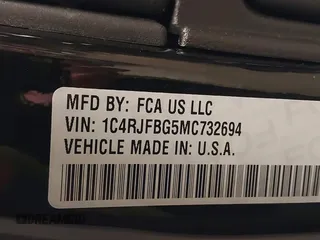 2021 Jeep Grand Cherokee 80th Anniversary with VIN 1C4RJFBG5MC732694, listed as a IAAI auction lot 41410124 with 84,958 mi miles and . Bid and sale history available at DreamBid. Image 9.